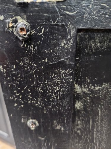 inability to remove cabinet hardware