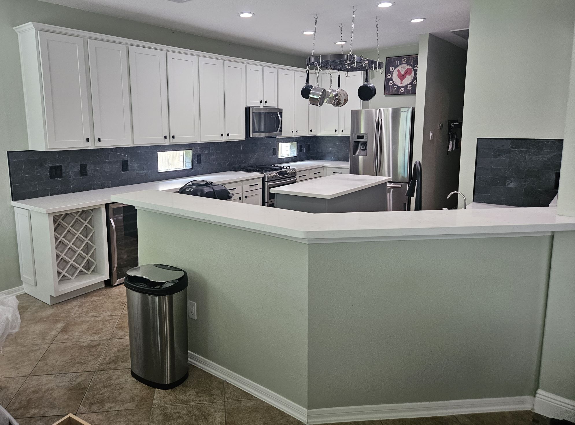 Sleek, Inviting Kitchen Remodel in Missouri City, TX by HomeBase Repairs, LLC project photo